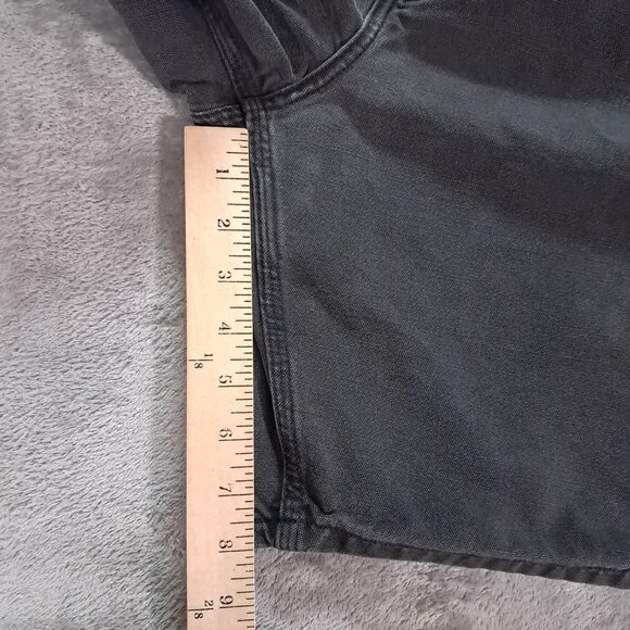 Vintage Carhartt B81 Canvas Cargo Shorts Men 41x8, Tag 44 Black Fade Utility - Picture 8 of 13